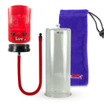 Smart LCD iPump Red Handheld Electric Penis Pump - 12" x 4.50" Cylinder