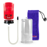 Smart LCD iPump Red Handheld Electric Penis Pump 9" x 4.50" Cylinder