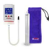 Smart LCD iPump White Handheld Electric Penis Pump - 12" x 1.50" Acrylic Cylinder