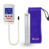 Smart LCD iPump White Handheld Electric Penis Pump - 12" x 2.00" Acrylic Cylinder