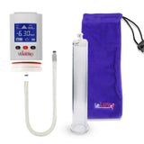 Smart LCD iPump White Handheld Electric Penis Pump - 12" x 1.65" Cylinder