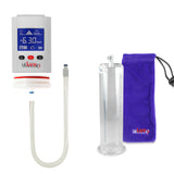 Smart LCD iPump White Handheld Electric Penis Pump - 9" x 2.50" Acrylic Cylinder