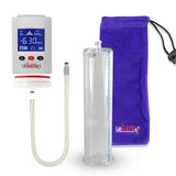 Smart LCD iPump White Handheld Electric Penis Pump - 12" x 2.875" Acrylic Cylinder