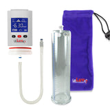 Smart LCD iPump White Handheld Electric Penis Pump - 12" x 3.00" Acrylic Cylinder