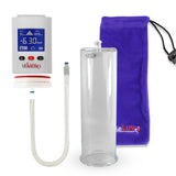 Smart LCD iPump White Handheld Electric Penis Pump - 12" x 3.70" Acrylic Cylinder