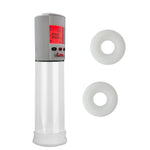 Smart LCD iPump kit USB rechargable - Grey pump + Clear 8" Cylinder + Silicone sleeve set (3 small)