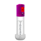 iPump LCD Smart kit USB rechargable - Purple pump + 8" Clear Cylinder + Magic Sleeve™