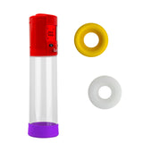 Smart LCD iPump kit USB rechargable - Red pump + Clear 8" Cylinder + Silicone sleeve (one of each)