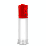 Smart LCD iPump kit USB rechargable - Red pump + Clear 8" Cylinder + TPR Sleeve