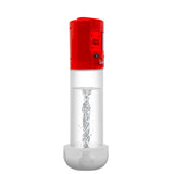 iPump LCD Smart kit USB rechargable - Red pump + 8" Clear Cylinder + Magic Sleeve™