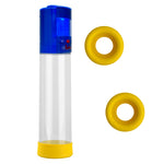 LeLuv® Smart LCD iPump® Penis Pump Kit with 3-Pack of Silicone Sleeves | 8 or 9 Inch Length