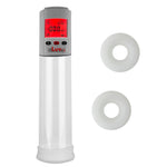 Smart LCD iPump kit USB rechargable - Grey pump + Clear 9" Cylinder + Silicone sleeve set (3 small)
