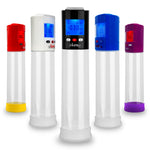 LeLuv® Smart LCD iPump® Penis Pump Kit with 3-Pack of Silicone Sleeves | 8 or 9 Inch Length
