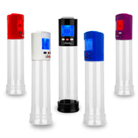 LeLuv® Smart LCD iPump® Penis Pump Kit | 8 or 9 Inch Cylinder + TPR Seal