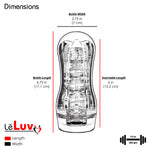 LeLuv® SOLO1 Manual Pocket Stroker – Controlled, Discreet Solo Experience
