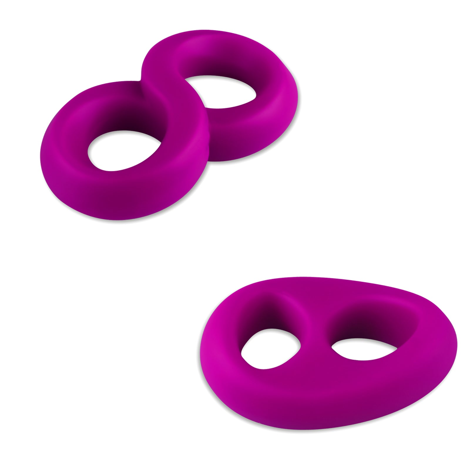 2 Pack Teardrop & Figure 8 - Purple
