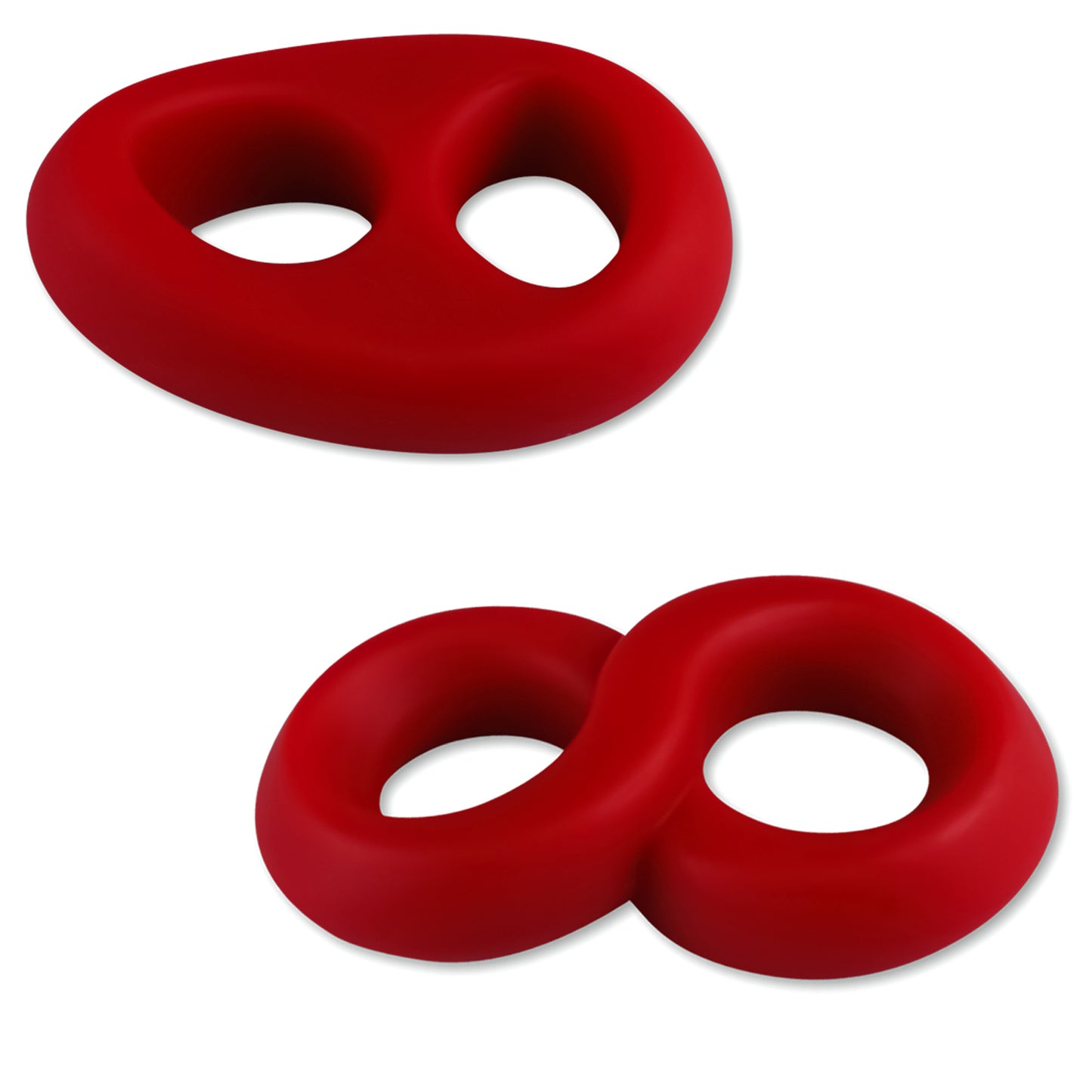 2 Pack Teardrop & Figure 8 - Red