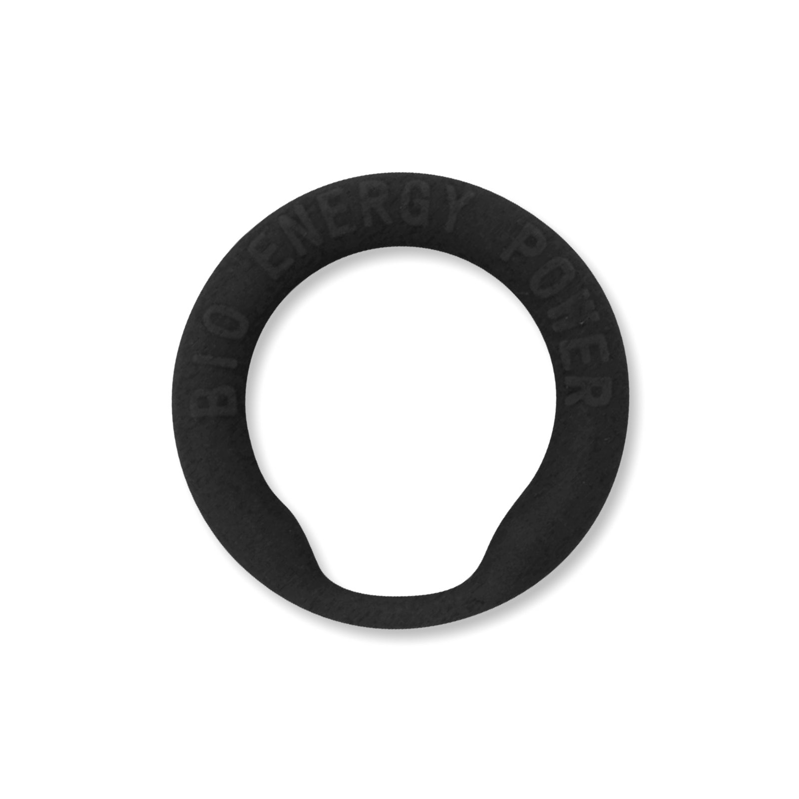 Power Cock Ring Energy Penis Ring Black Medium ID 24 mm