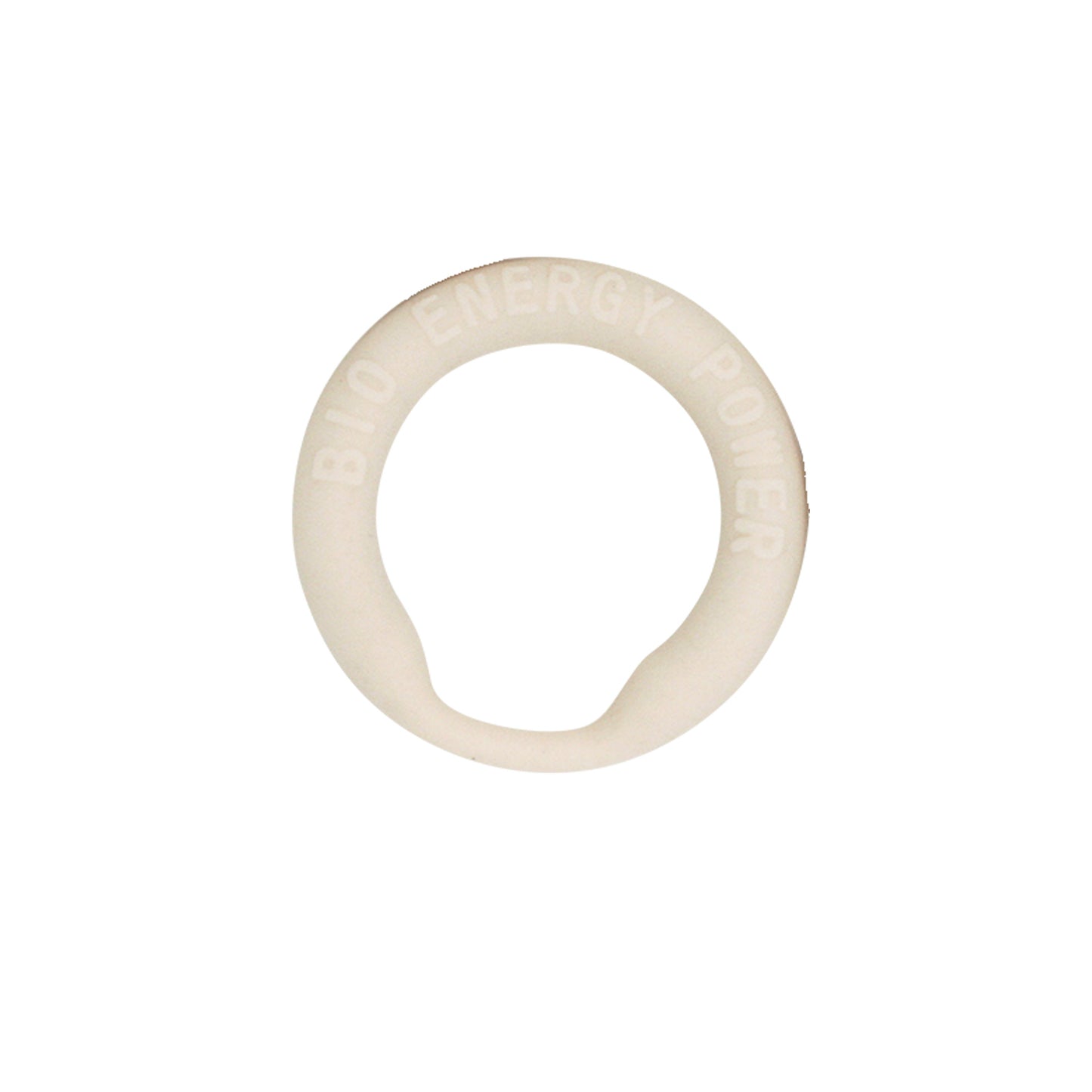 Power Cock Ring Energy Penis Ring White Medium ID 24 mm