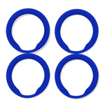 Power Cock Ring Energy Penis Ring Blue 4 Pack Medium ID 24 mm