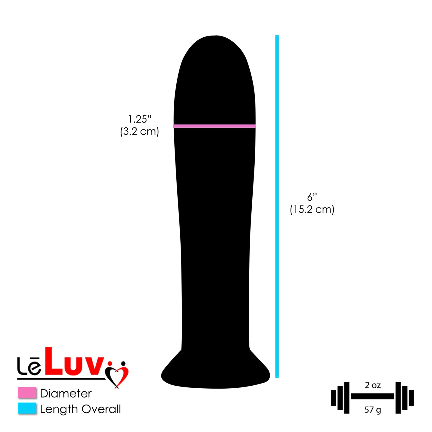 Dildo Cactus 3d Printed 6 x 1.25 Inch