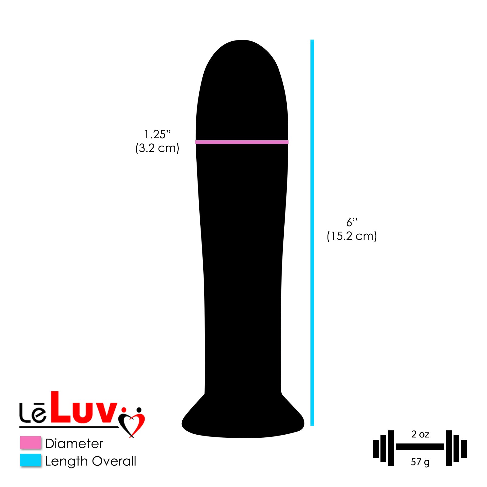 Dildo Cactus 3d Printed 6 x 1.25 Inch
