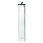 Thick Walled Penis Cylinder 2.3 Inch x 12 Inch with Quick-Release Female Fitting