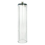 Thick Walled Penis Cylinder 2.7 Inch x 12 Inch with Quick-Release Female Fitting