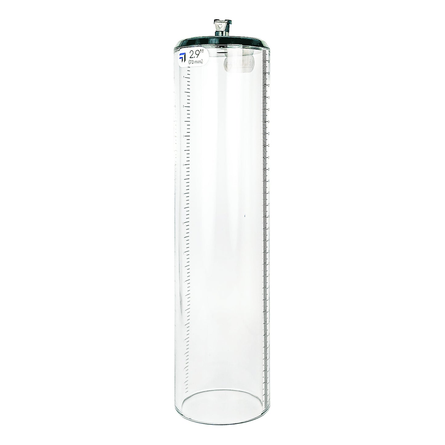 Thick Walled Penis Cylinder 2.9 Inch x 12 Inch with Quick-Release Female Fitting