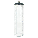 Thick Walled Penis Cylinder 2.3 Inch x 9 Inch with Quick-Release Female Fitting