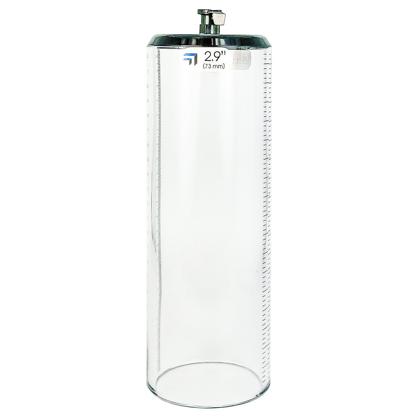 Thick Walled Penis Cylinder 2.9 Inch x 9 Inch with Quick-Release Female Fitting