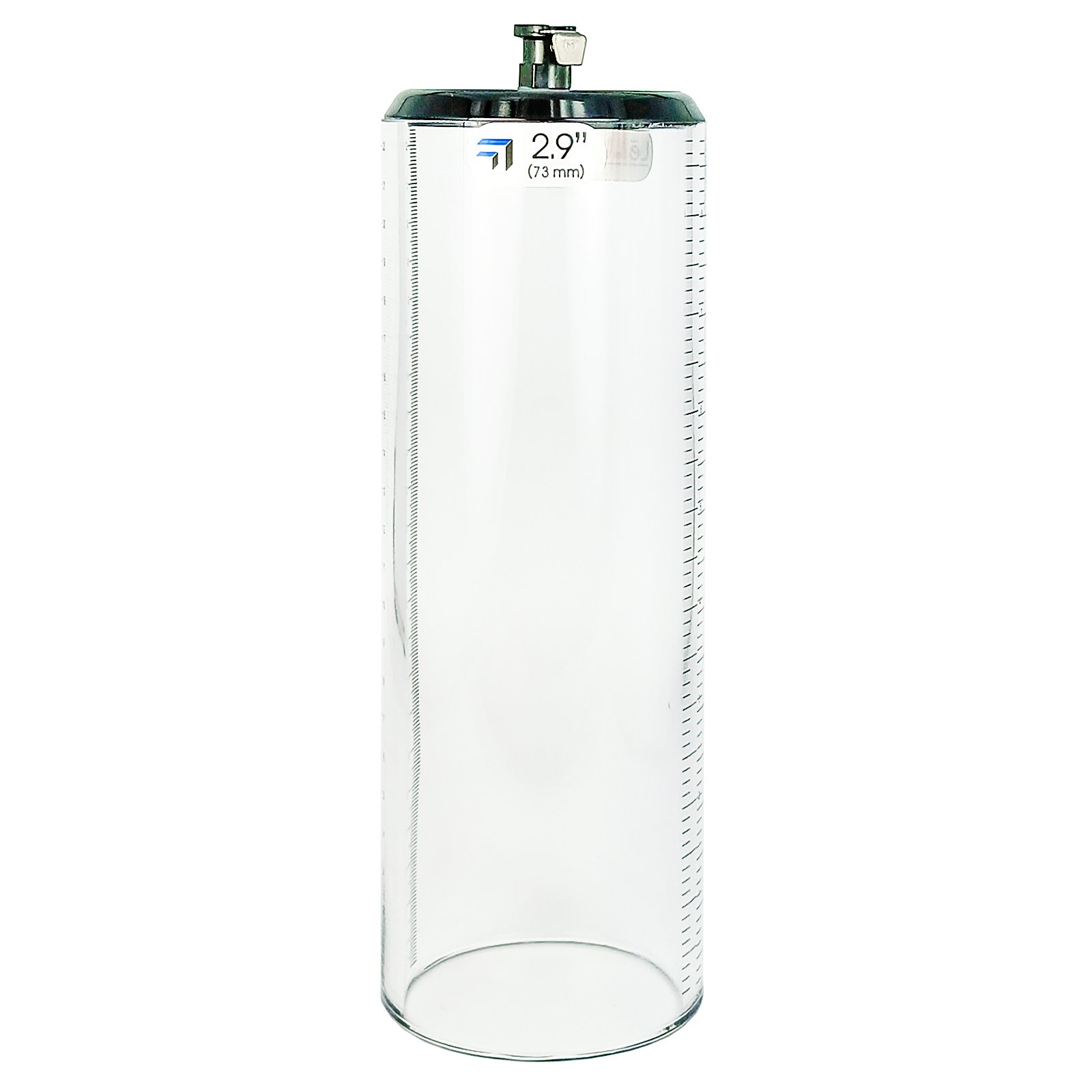 Thick Walled Penis Cylinder 2.9 Inch x 9 Inch with Quick-Release Female Fitting