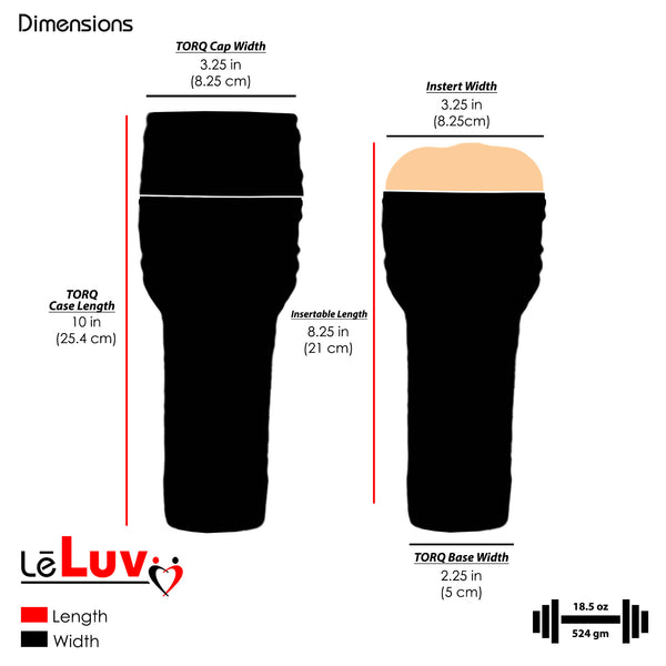 LeLuv® TORQ™ Manual Masturbator System