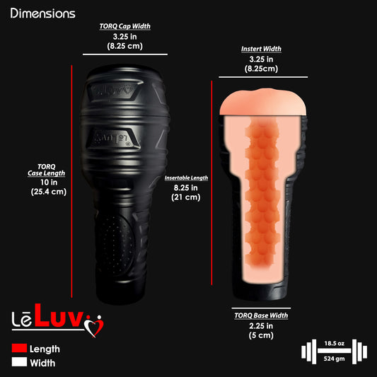 LeLuv® TORQ™ Manual Masturbator System