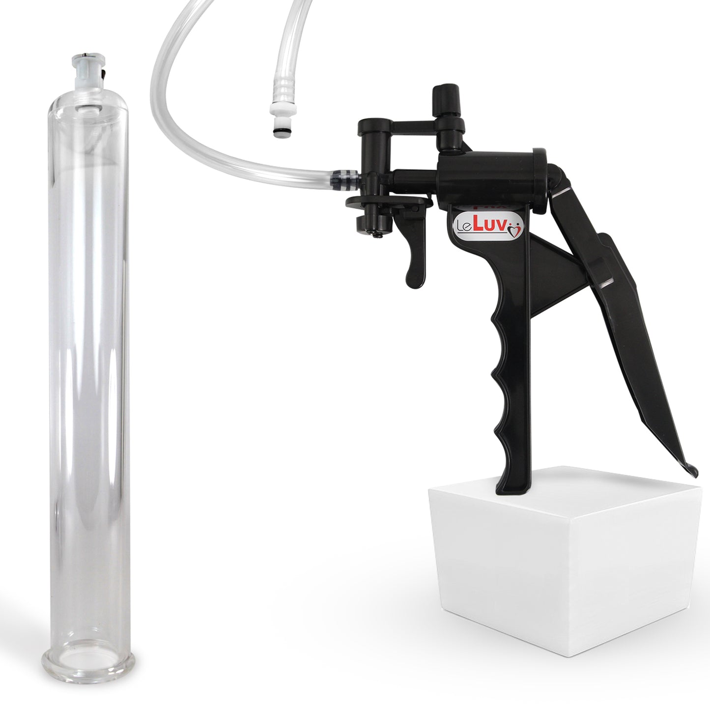 LeLuv TYRO Vacuum Pump Kit - 12" x 1.35" Acrylic Cylinder