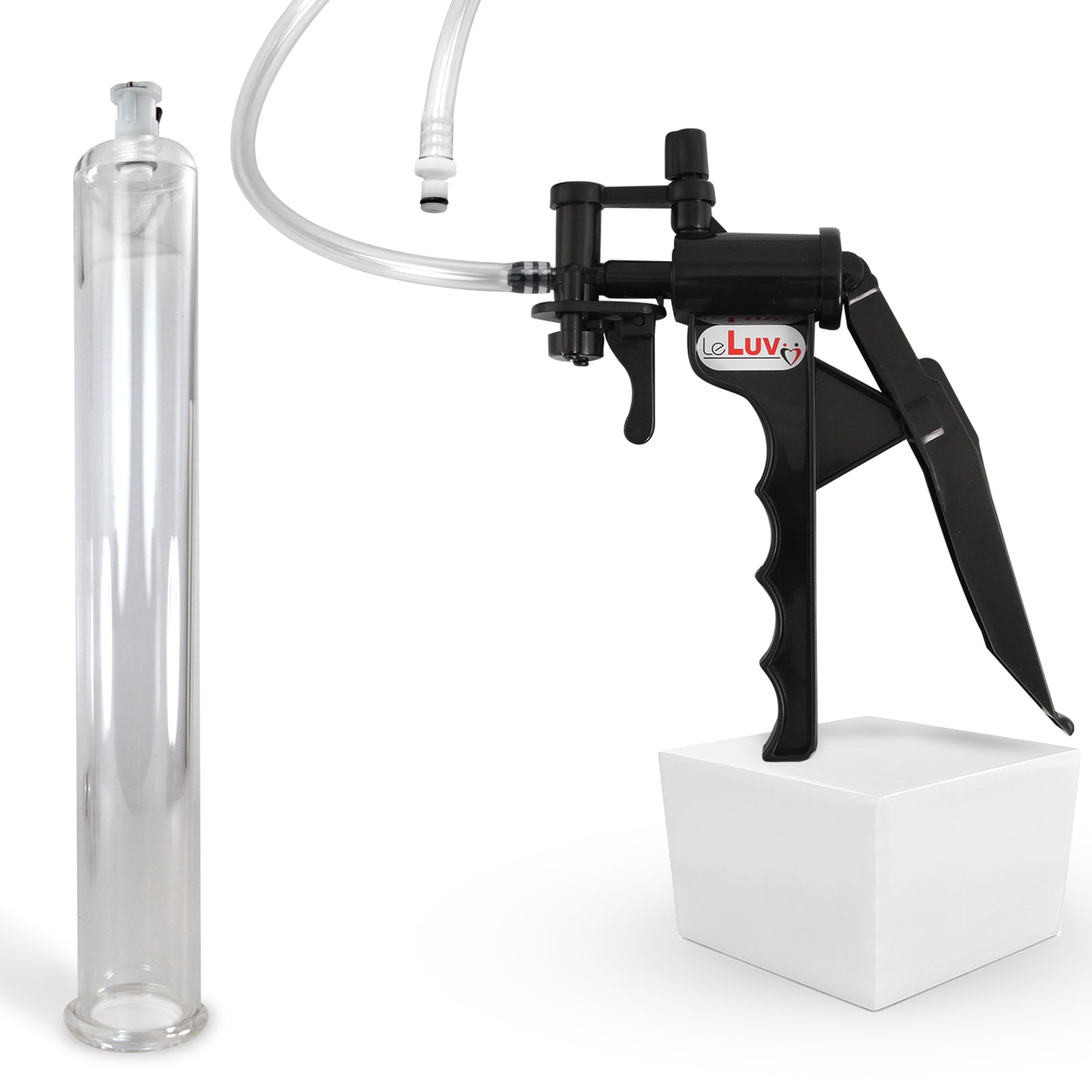 LeLuv TYRO Vacuum Pump Kit - 12" x 1.35" Acrylic Cylinder