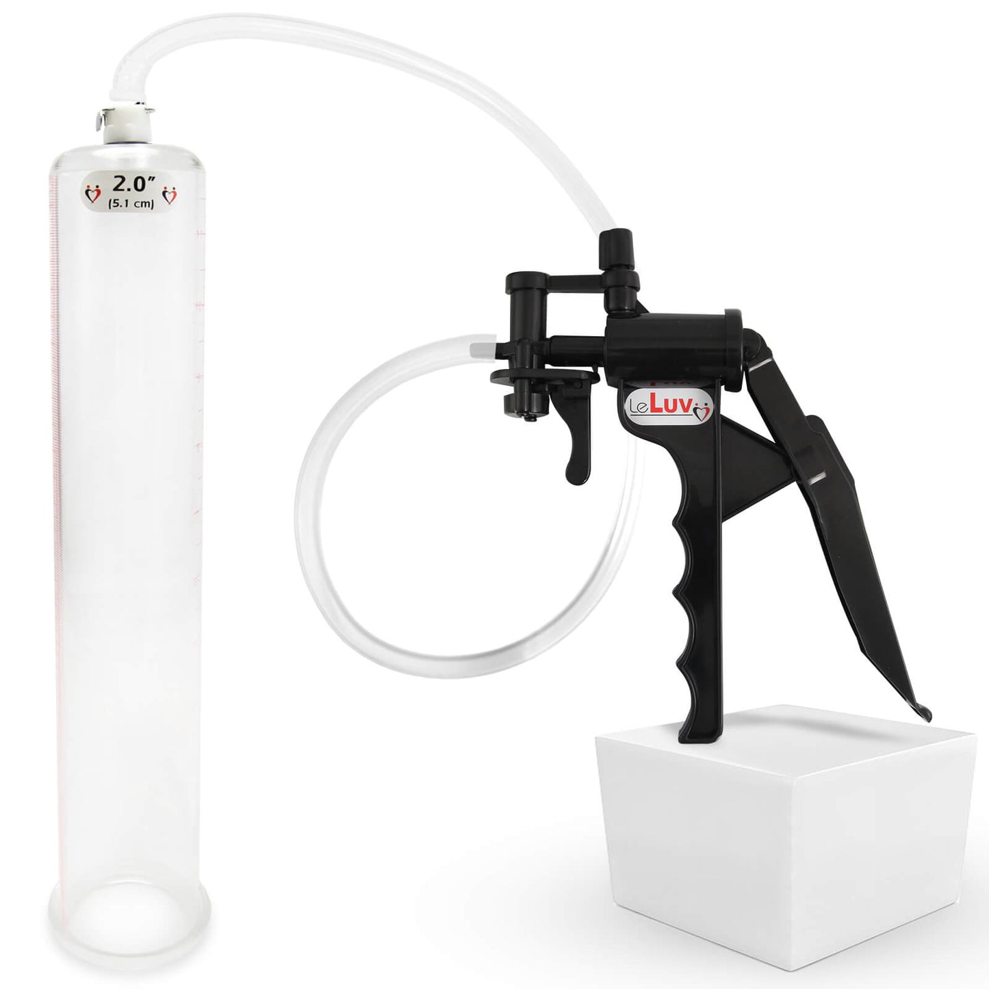 LeLuv TYRO Vacuum Pump Kit - 12" x 2.00" Acrylic Cylinder