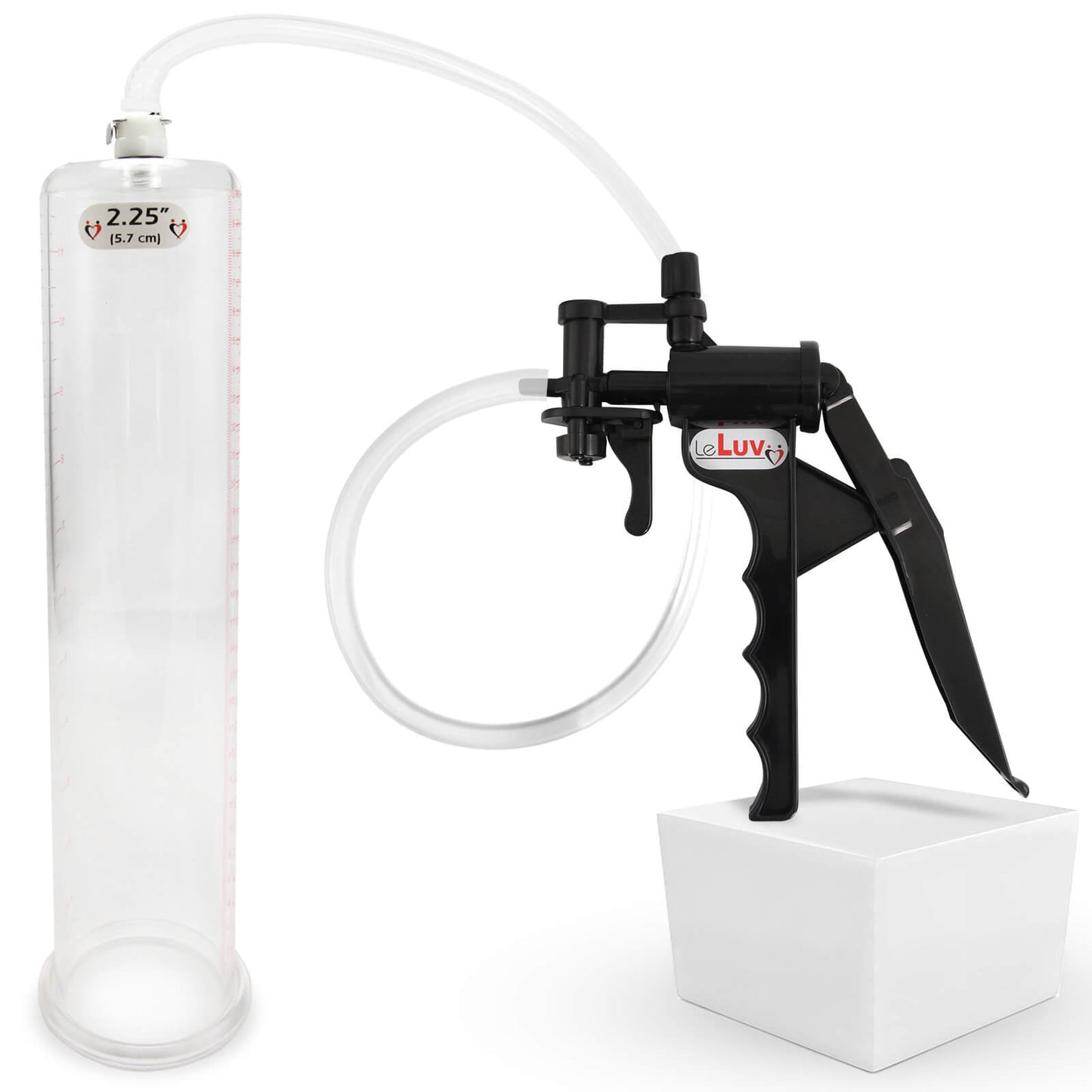 LeLuv TYRO Vacuum Pump Kit - 12" x 2.25" Acrylic Cylinder