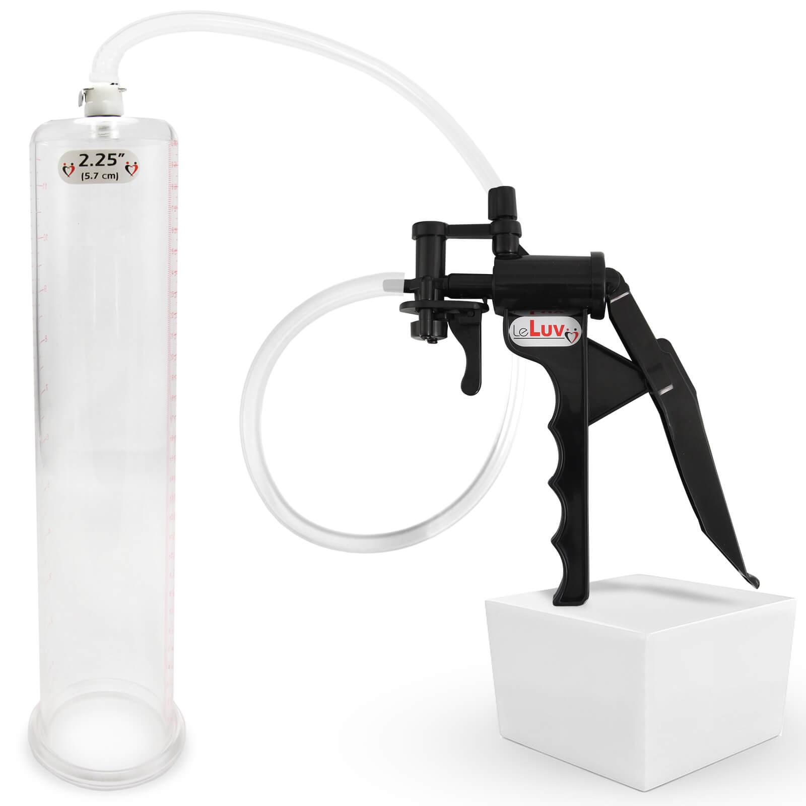 LeLuv TYRO Vacuum Pump Kit - 12" x 2.25" Acrylic Cylinder