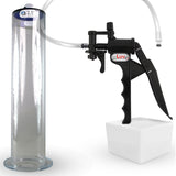 TYRO Black Handle Penis Pump 12" Length x 2.50" Diameter WIDE Flange Cylinder