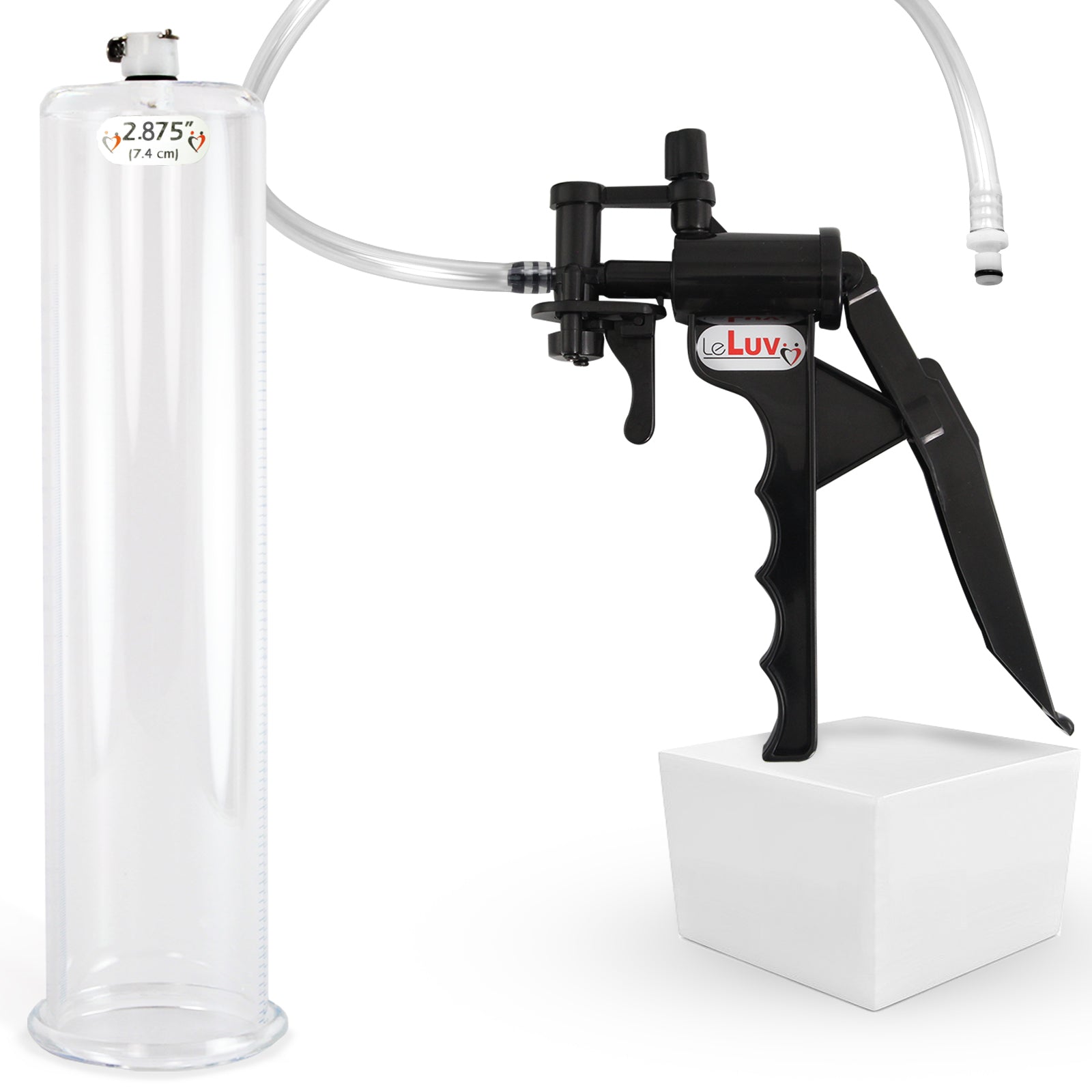 LeLuv TYRO Vacuum Pump Kit - 12" x 2.875" Acrylic Cylinder