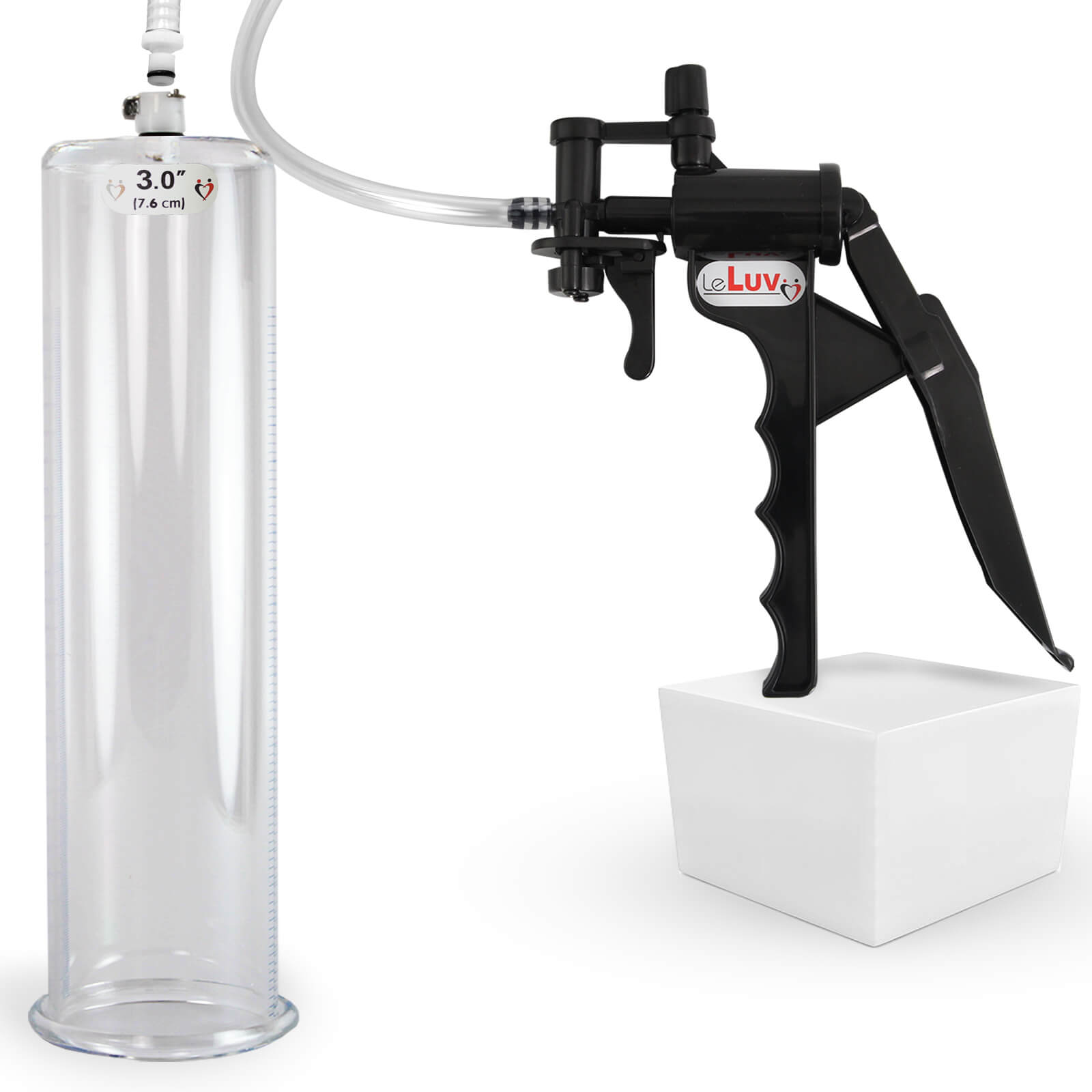 LeLuv TYRO Vacuum Pump Kit - 12" x 3.00" Acrylic Cylinder