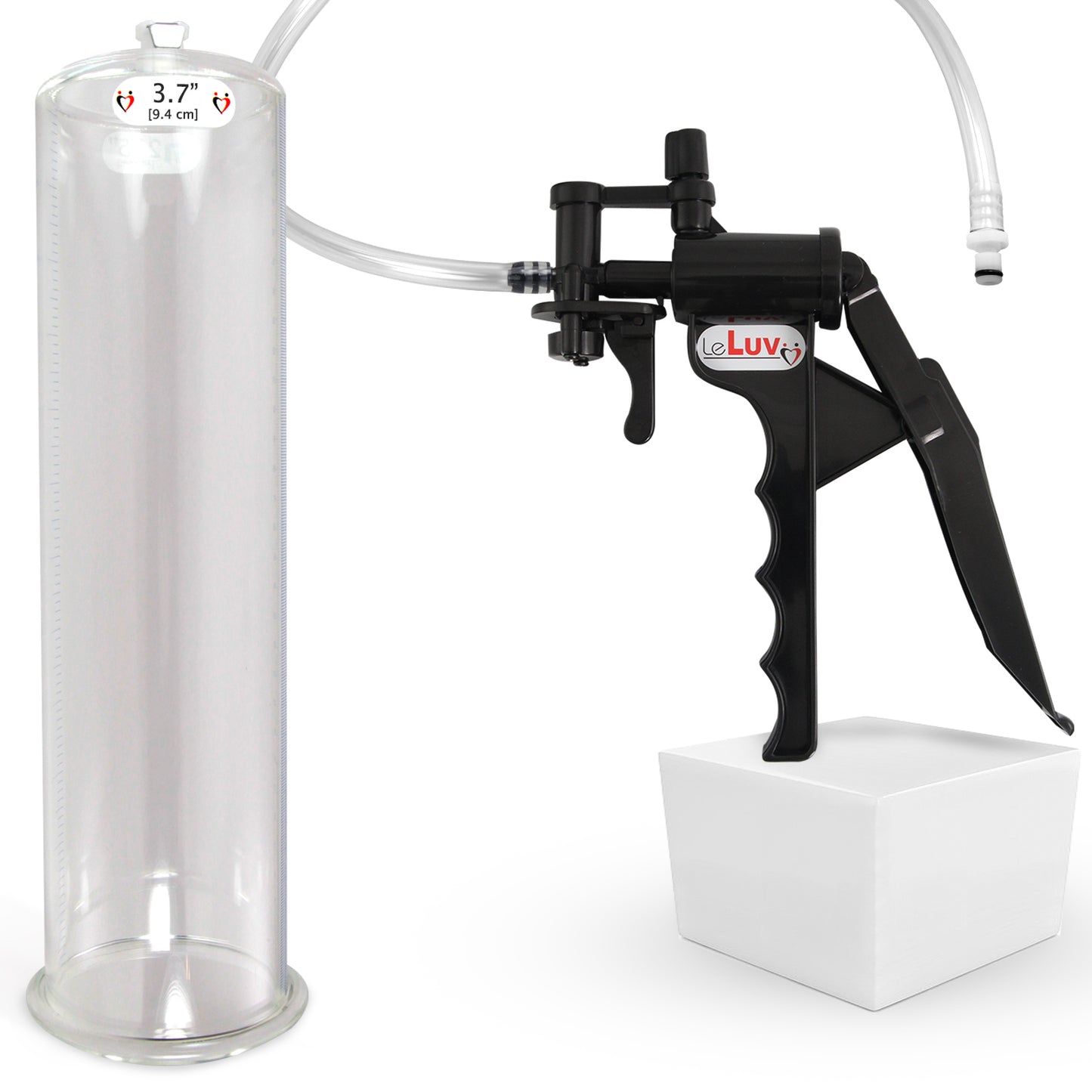 LeLuv TYRO Vacuum Pump Kit - 12" x 3.70" Acrylic Cylinder