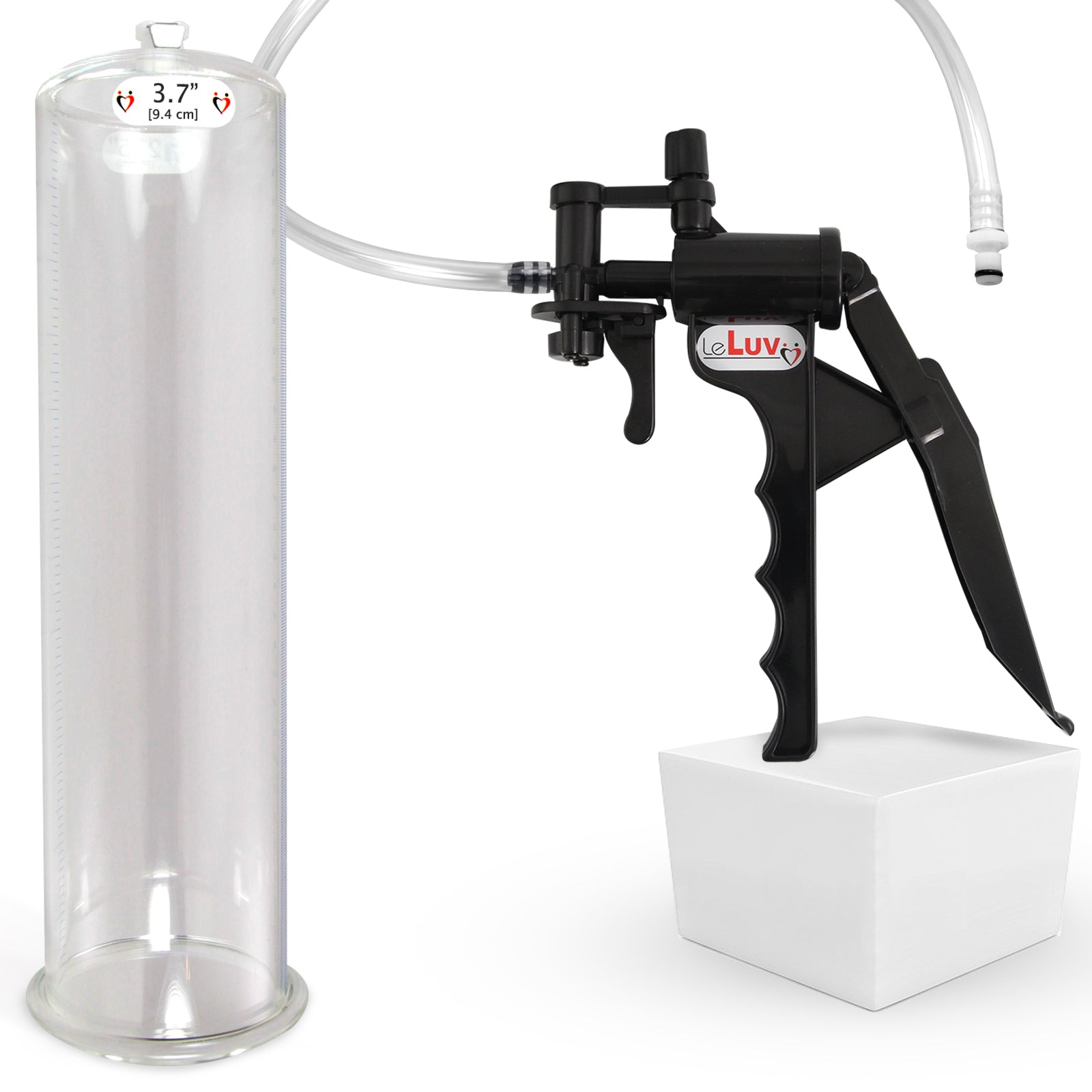 LeLuv TYRO Vacuum Pump Kit - 12" x 3.70" Acrylic Cylinder