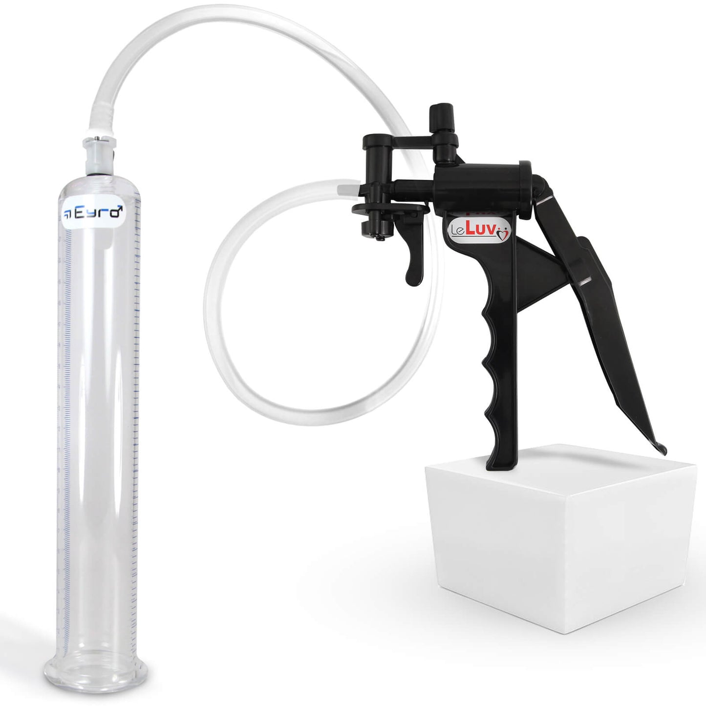 LeLuv TYRO Vacuum Pump Kit - 9" x 1.35" Acrylic Cylinder