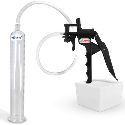 LeLuv TYRO Vacuum Pump Kit - 9" x 1.35" Acrylic Cylinder