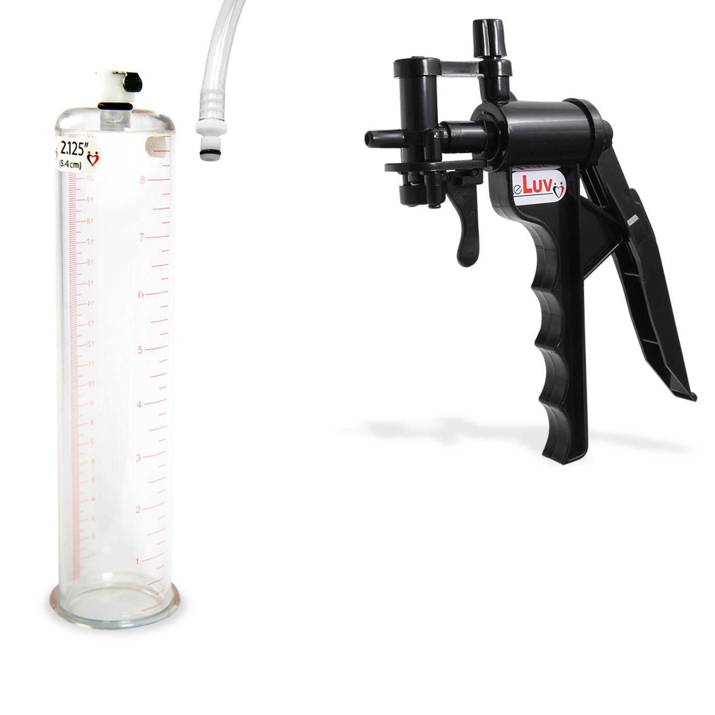 LeLuv TYRO Vacuum Pump Kit - 9" x 2.125" Acrylic Cylinder