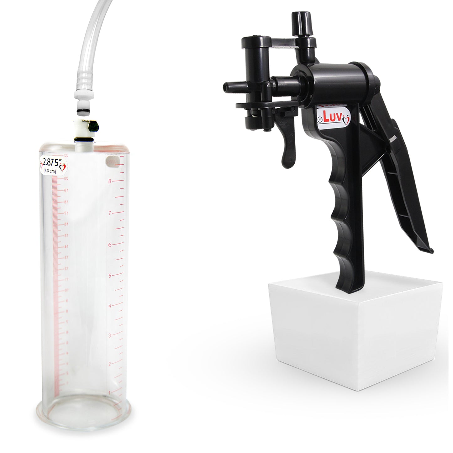 LeLuv TYRO Vacuum Pump Kit - 9" x 2.875" Acrylic Cylinder