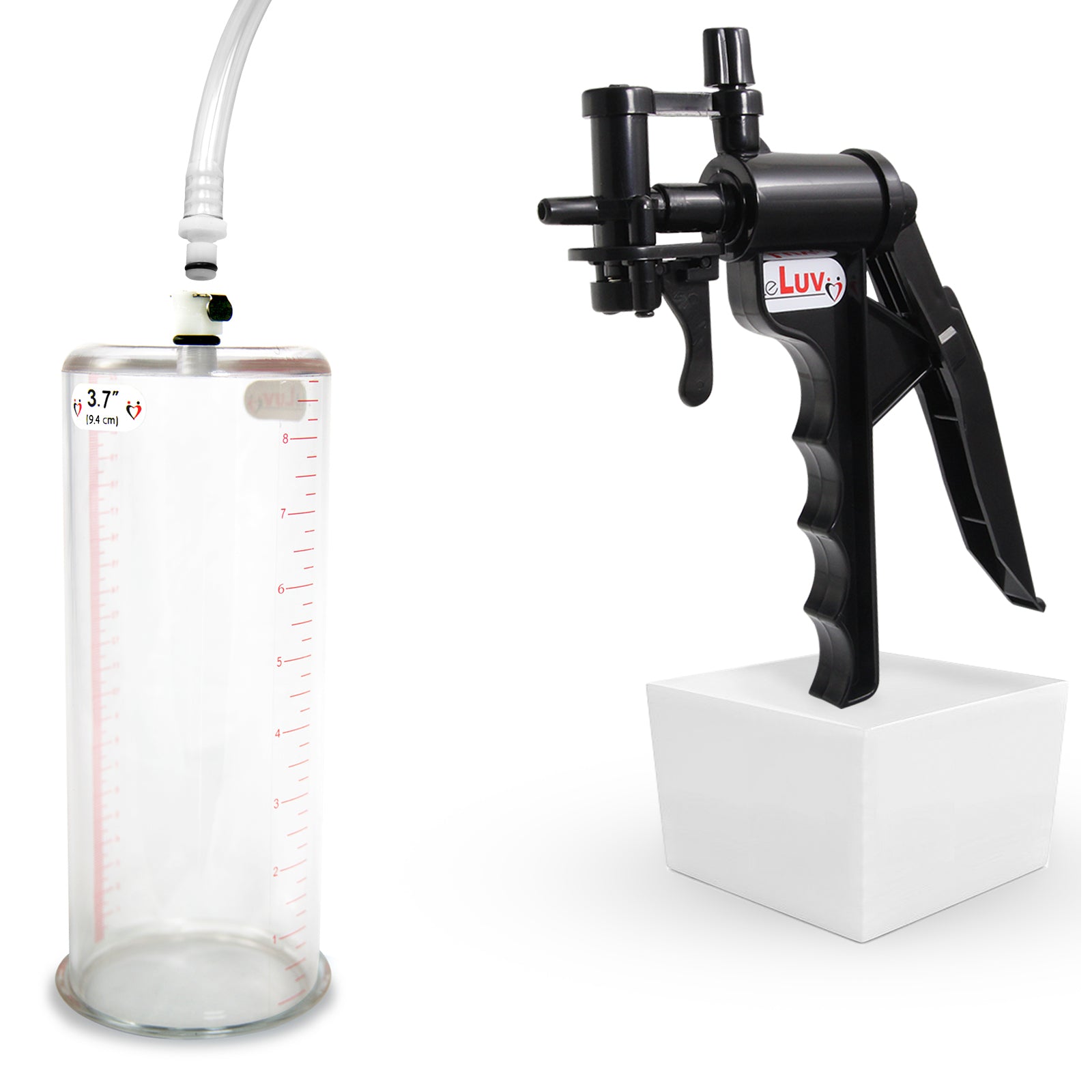 LeLuv TYRO Vacuum Pump Kit - 9" x 3.70" Acrylic Cylinder