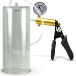 Ultima Black Penis Pump Ergonomic Grips with Gauge 12" x 5.00" Cylinder Diameter